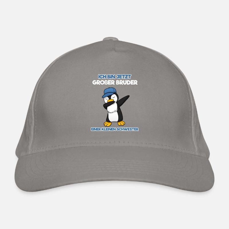 Großer Bruder Kleine Schwester Dabbing Pinguin Dab Bio-Baseballkappe