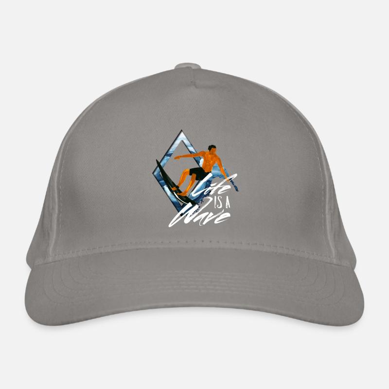 Surfer Spruch Bio-Baseballkappe