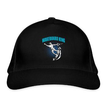 Wakeboard King Wakeboarding - Casquette classique bio - noir - Devant