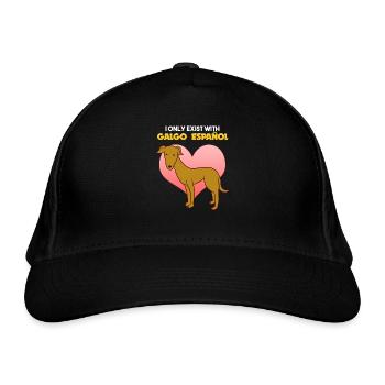 Galgo Español - Organic Baseball Cap - black - Front