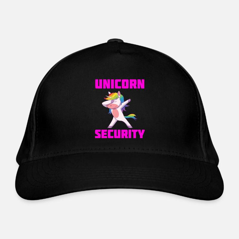 Unicorn Security Funny Organic Baseball Cap