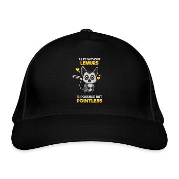 maki - Casquette classique bio - noir - Devant