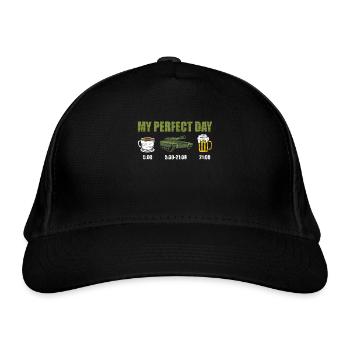 Armée Panzer Panzerfahrer Bundeswehr - Casquette classique bio - noir - Devant