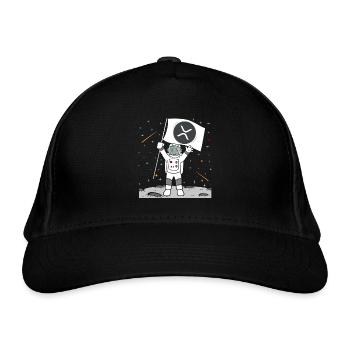 Moon XRP - Bio-Baseballkappe - Schwarz - Vorne