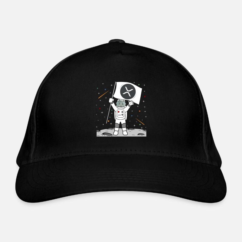 Moon XRP - Bio-Baseballkappe - Schwarz