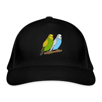 Budgies - Organic Baseball Cap - black - Front