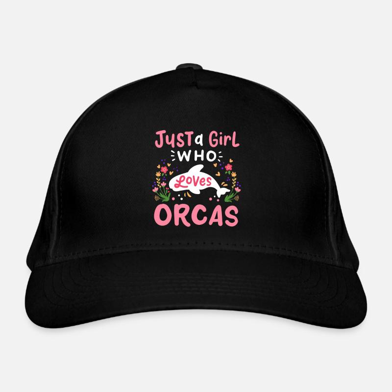 Orcas Whale Orca Lovers Organic Baseball Cap