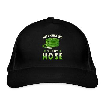 Garden gardener saying funny - Organic Baseball Cap - black - Front