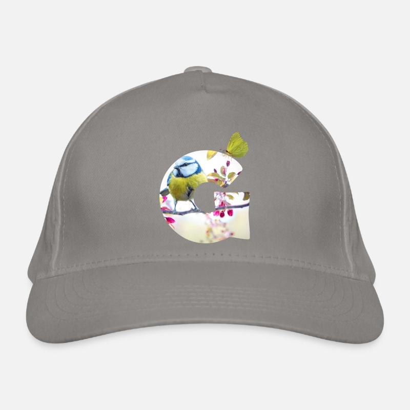 printemps oiseau papillon g Casquette classique bio