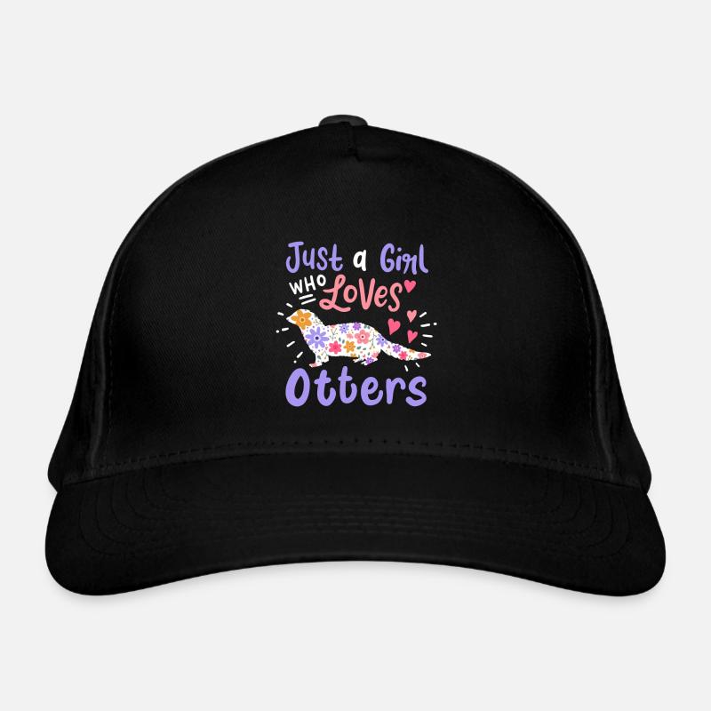 Otter Sea Otter Otter Lover Organic Baseball Cap