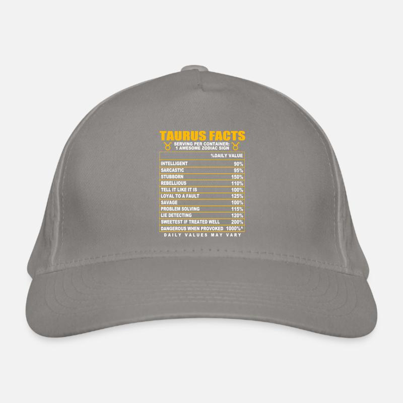 Taurus Zodiac Organic Baseball Cap