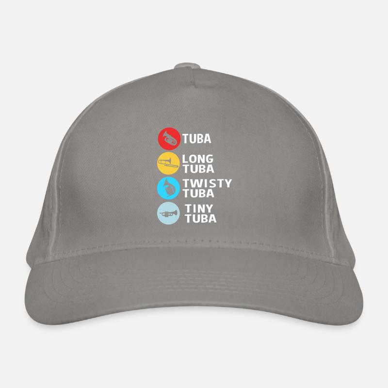 Tuba Brass Instruments Organic Baseball Cap