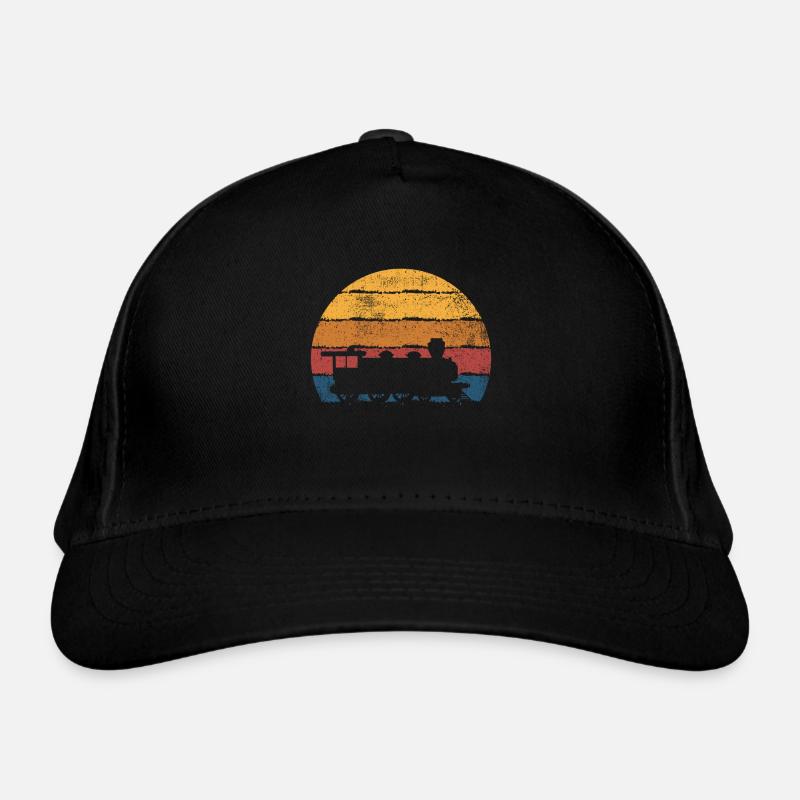 Zug Lokomotive Eisenbahn Bio-Baseballkappe