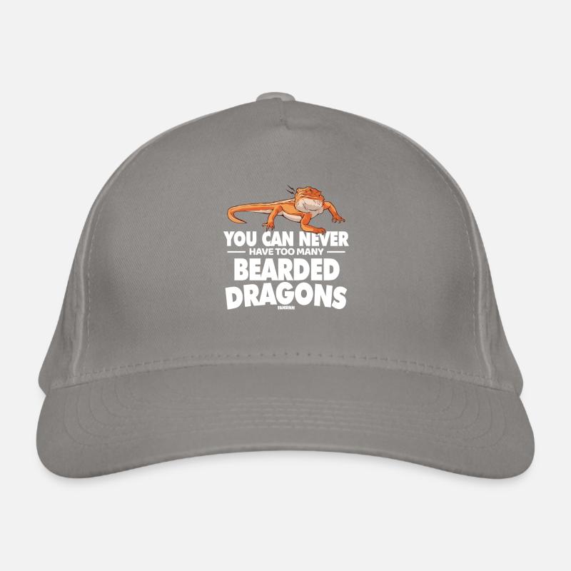 Bearded Dragon Organic Baseball Cap