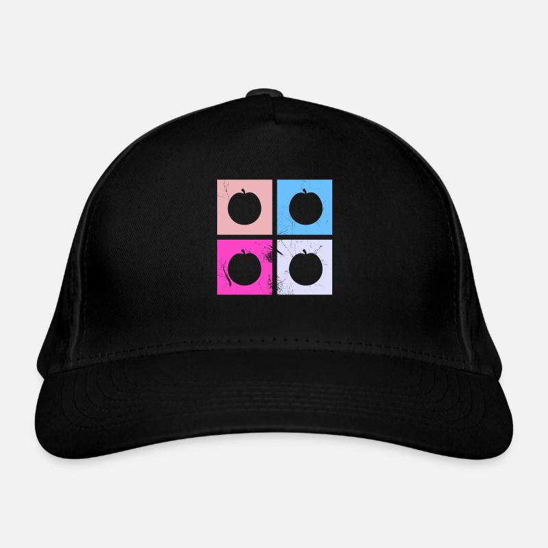 Apricot Fruit Lover Retro Veggie Diet Idée cadeau Casquette classique bio