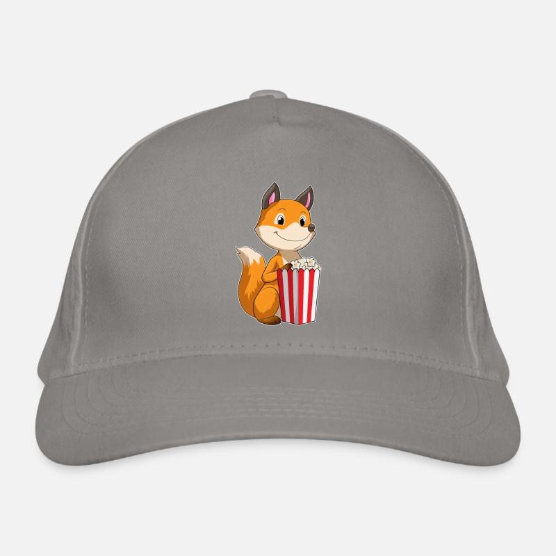 Popcorn renard Casquette classique bio