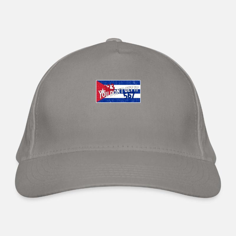 Salsa 123 567 Drapeau de Cuba Casquette classique bio