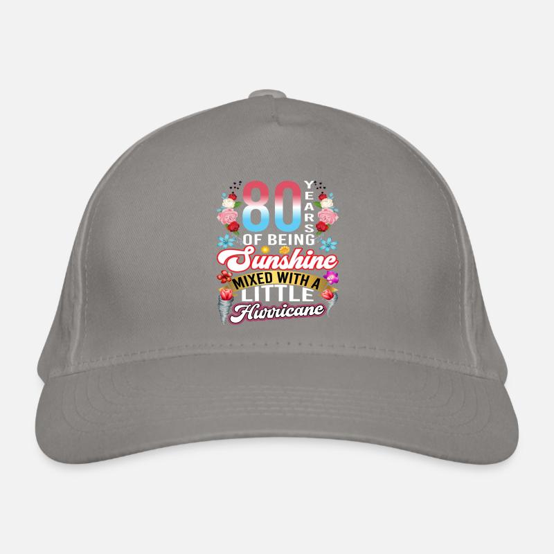 80 ans de soleil mélangés à un petit Casquette classique bio