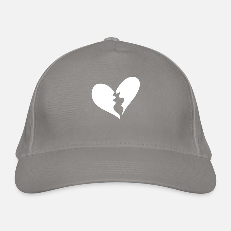 Broken heart Organic Baseball Cap