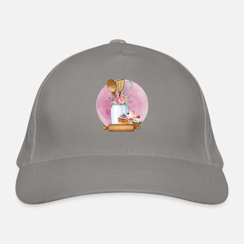 Baking Baker Baker Bakery Confectionery Cake Organic Baseball Cap