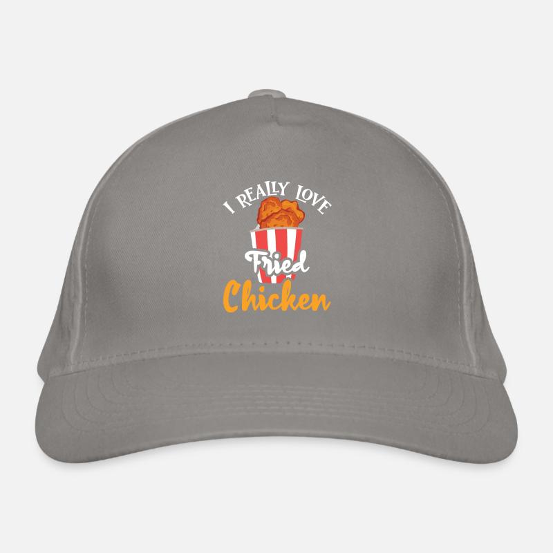 Fried Chicken Fried Fat Chicken Organic Baseball Cap