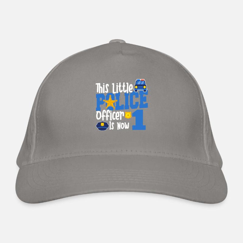 Ce petit policier a maintenant 1,1 an Casquette classique bio