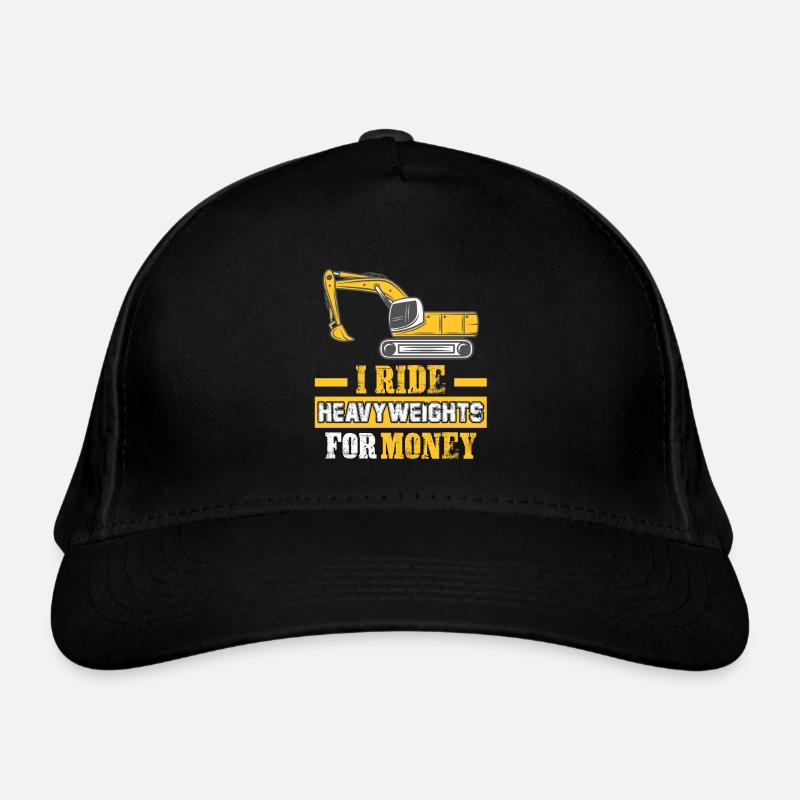 Ouvrier de la construction Excavatrice Job Crew Chantier de construction Casquette classique bio