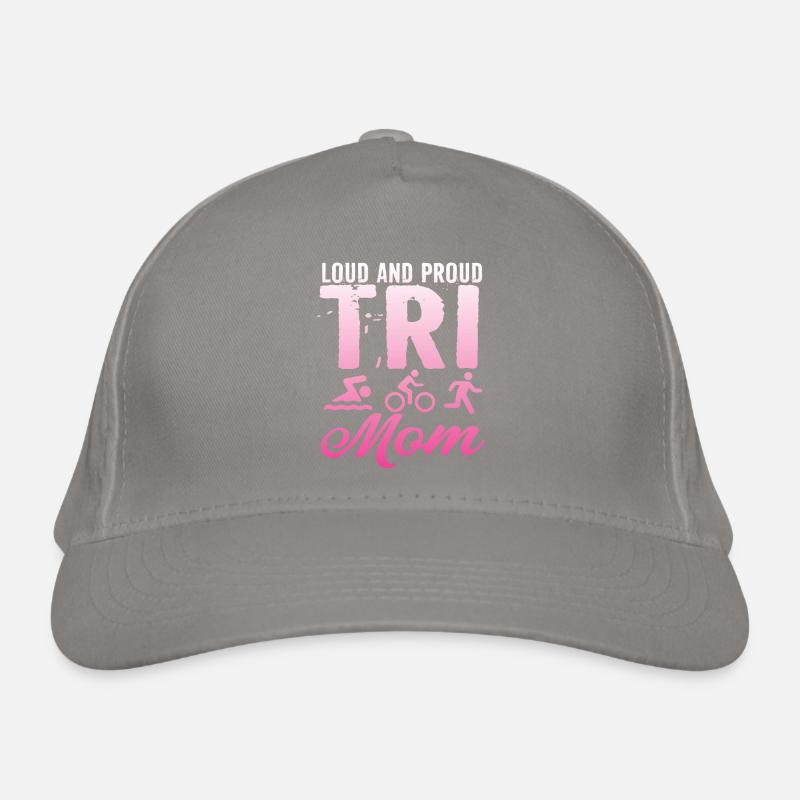 Laute Und Stolze Tri Mom Triathletin Bio-Baseballkappe