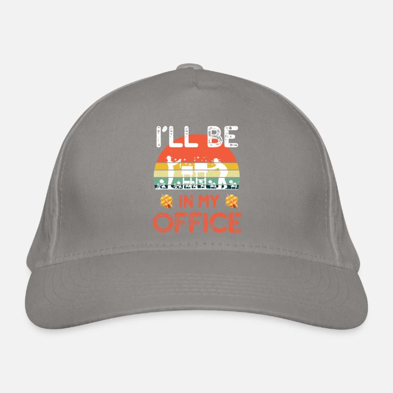 Hive i'll bee in my office gift for beekeeper Casquette classique bio