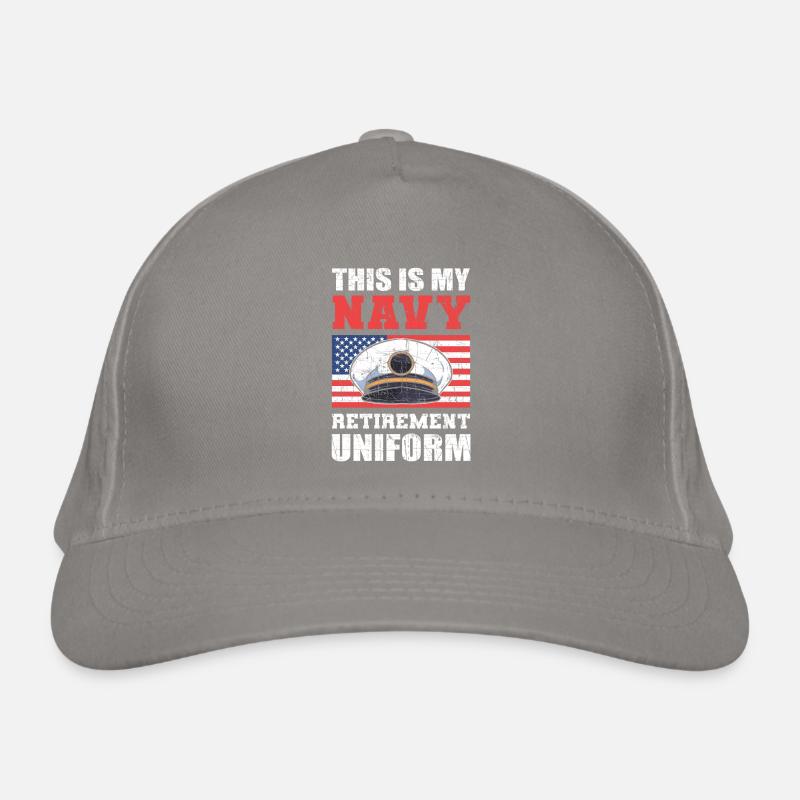 Ceci est mon uniforme de retraite de la marine armée américaine Casquette classique bio