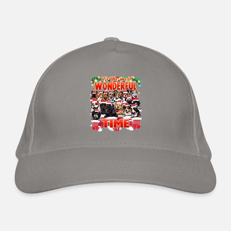 Races de chiens assorties - Chiens mignons Noël Casquette classique bio