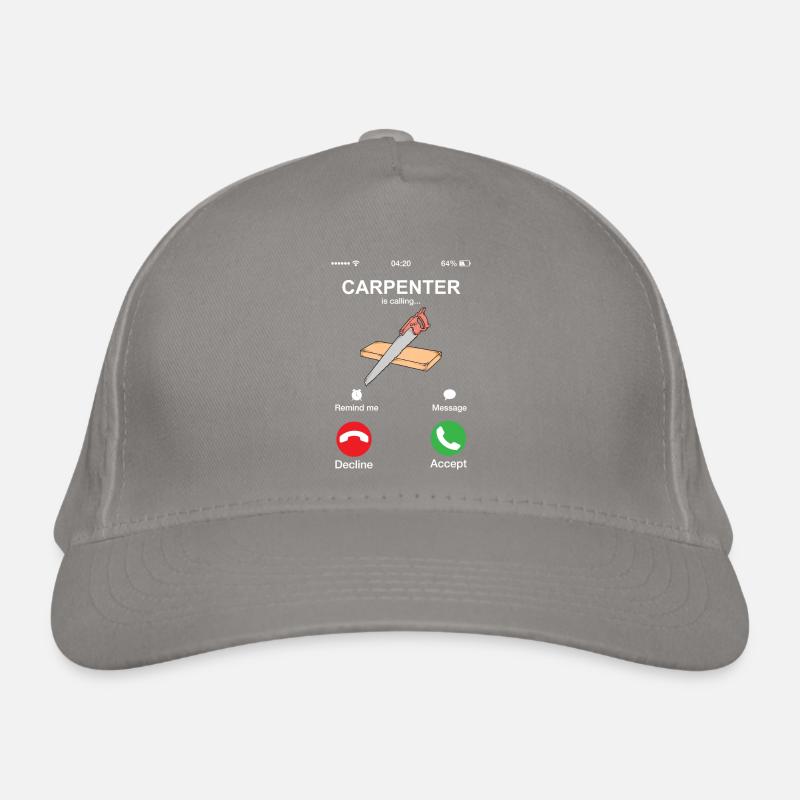 Carpenter appelle drôle de menuisier Cool Calling Casquette classique bio