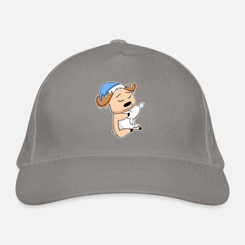 Elch Bio-Baseballkappe