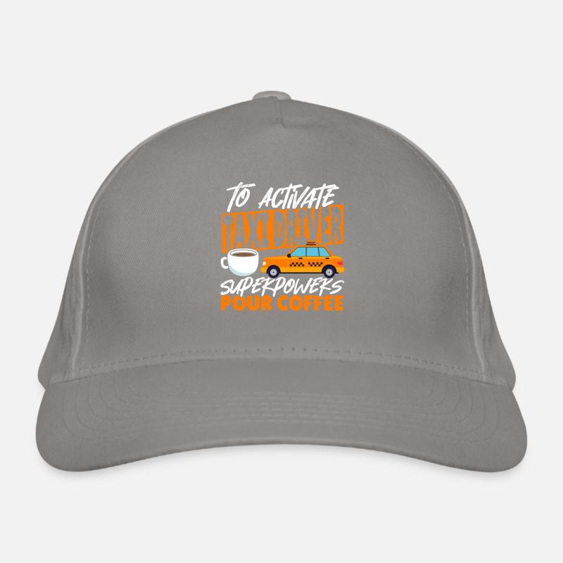 To Activate Taxi Driver Superpowers Pour Coffee Bio-Baseballkappe