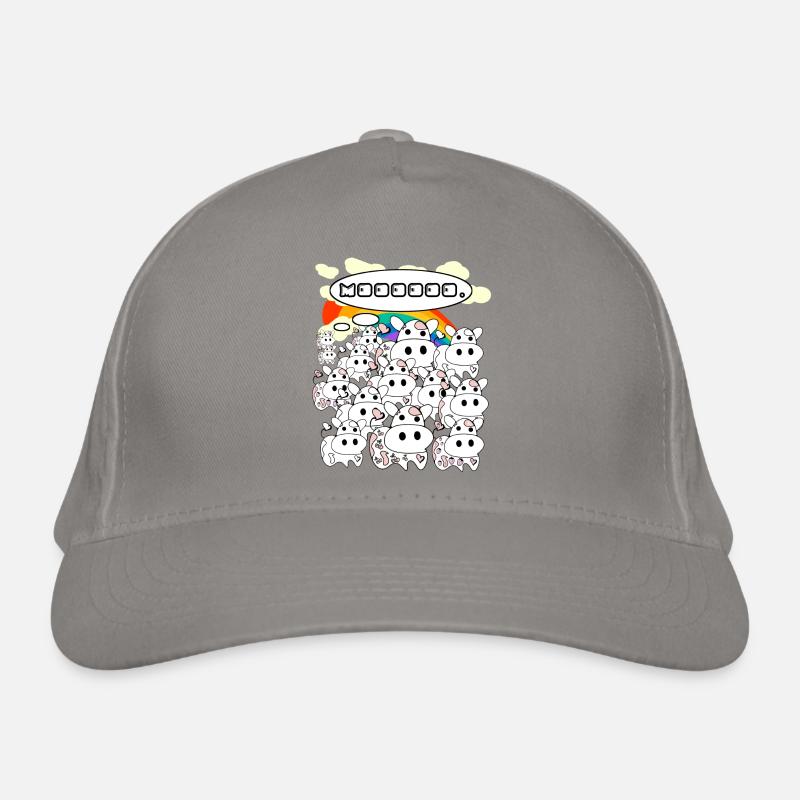 Fraises - Vaches Casquette classique bio
