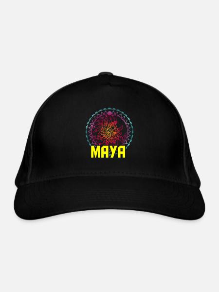 Maya Zivilisation Mittelamerika - Bio-Baseballkappe - Schwarz