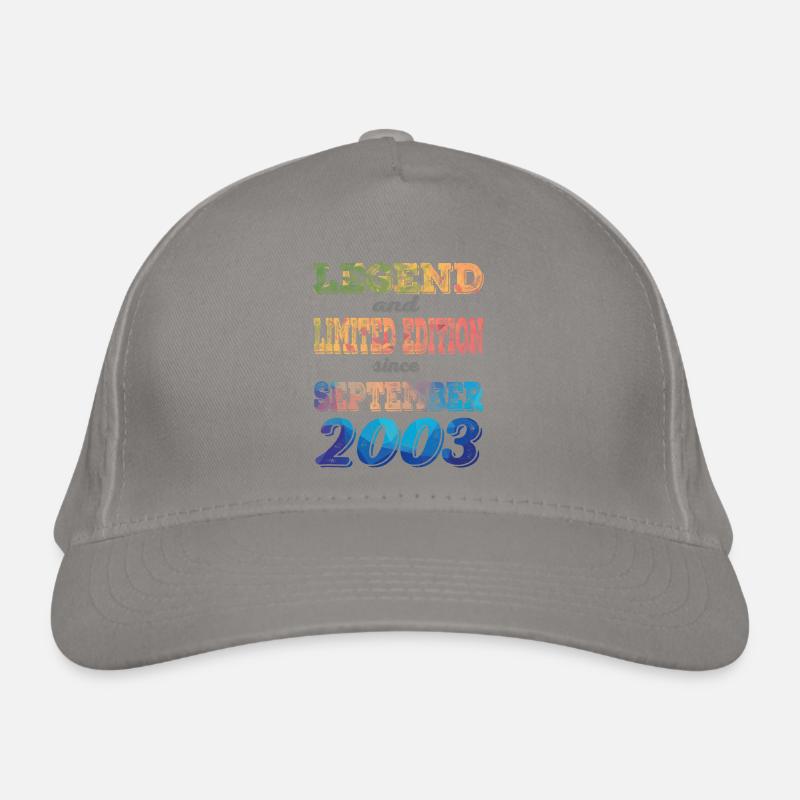 LÉGENDE ET ÉDITION LIMITÉE Casquette classique bio