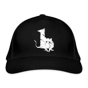 PUNKROCK rats nr. 1 - used look - mouse - rat - Organic Baseball Cap - black - Front