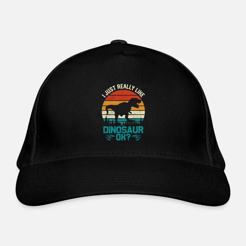 I like dinosaurs. Organic Baseball Cap