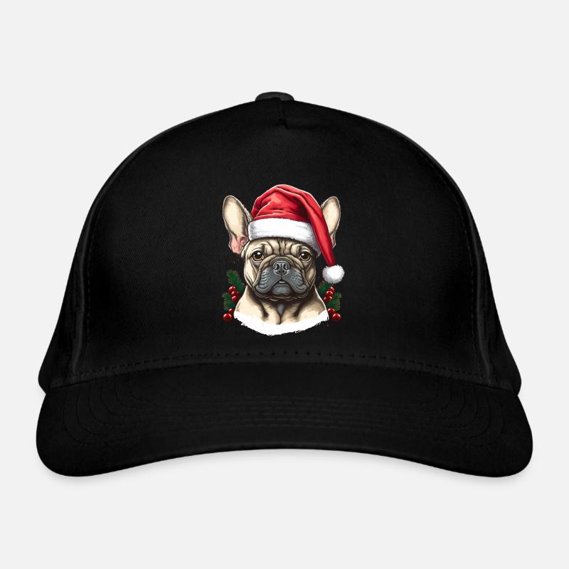 Bouledogue pull moche noël Casquette classique bio
