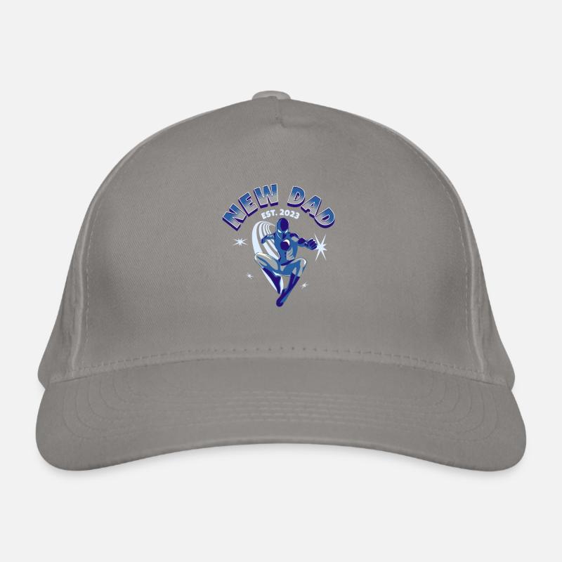 Dessin animé Expectant Daddy Super Dad Casquette classique bio