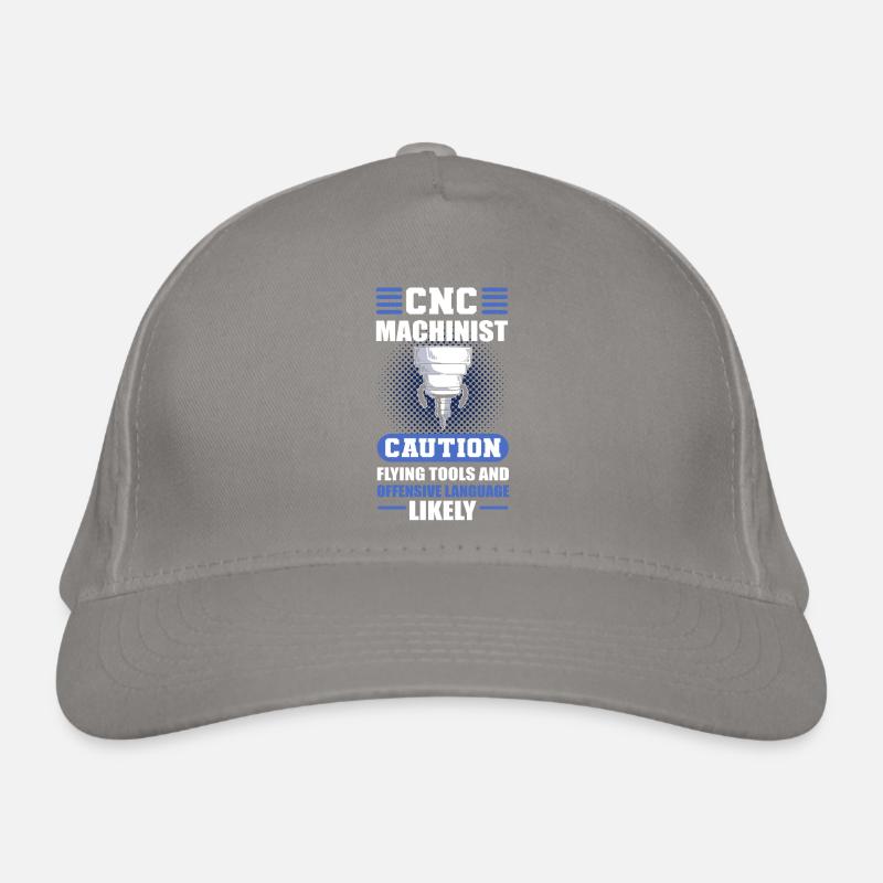 CNC Machinist Caution Flying Tools CNC Operator Bio-Baseballkappe