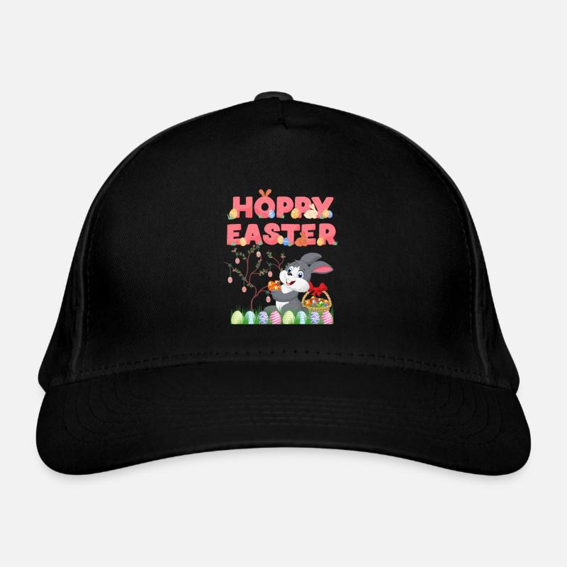 Happy Easter Organic Baseball Cap