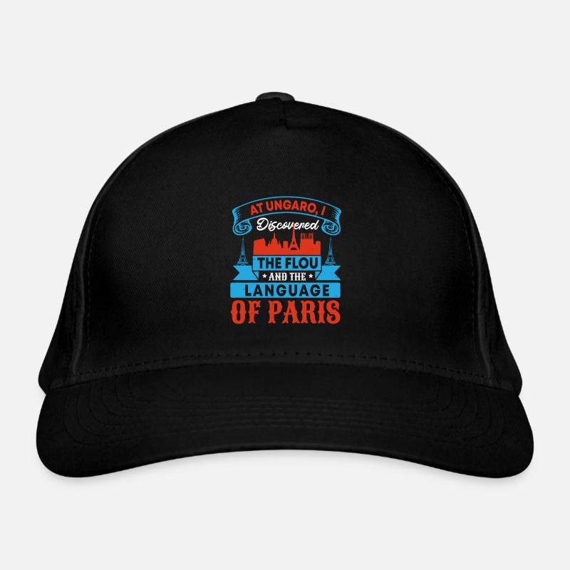 A UNGARO J’AI DÉCOUVERT LE FLOU LANGUEGE DE PARIS Casquette classique bio
