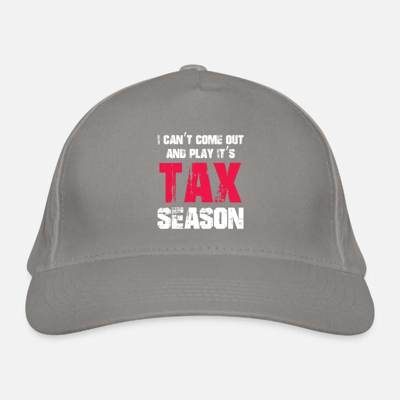Saison des impôts Gag du comptable CPA Casquette classique bio