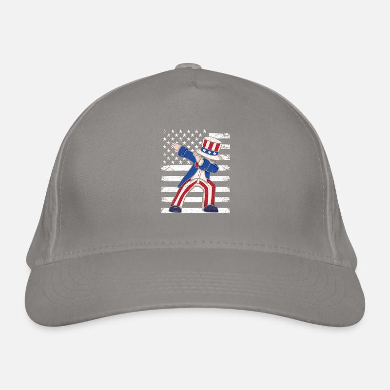 Dabbing 4. Juli Dab Dance Pose Stolz Amerika USA Bio-Baseballkappe