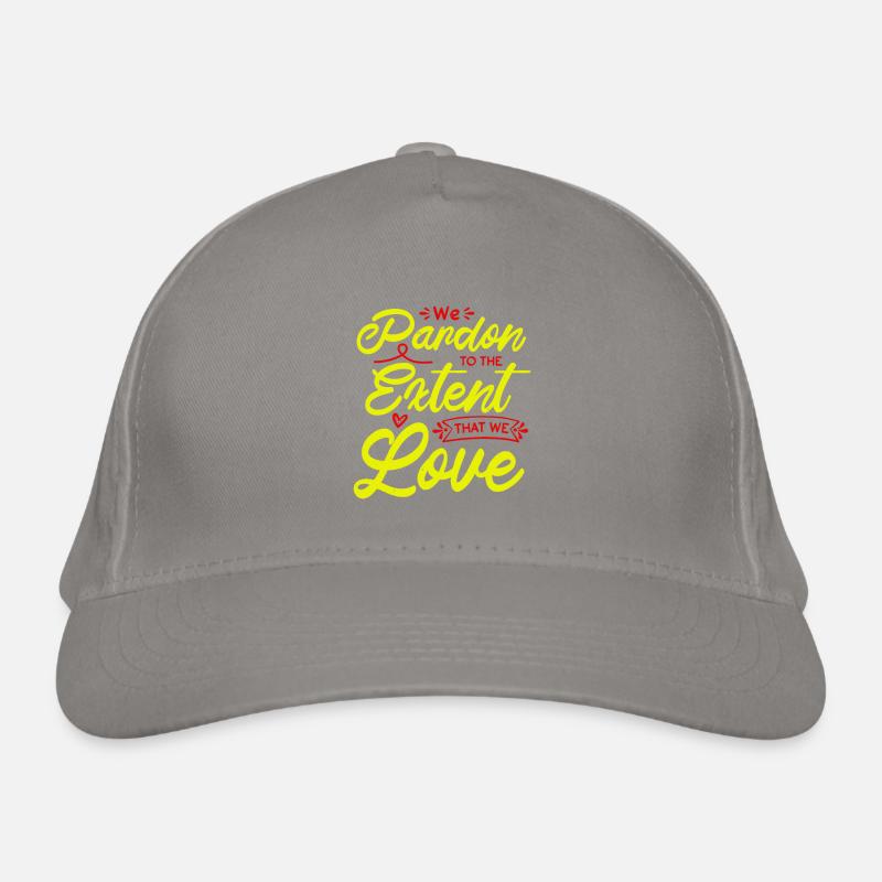 NOUS PARDONNONS L’ÉTENDUE DE L’AMOUR Casquette classique bio