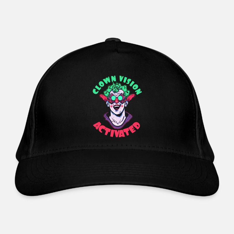 Vue Clown activée Casquette classique bio