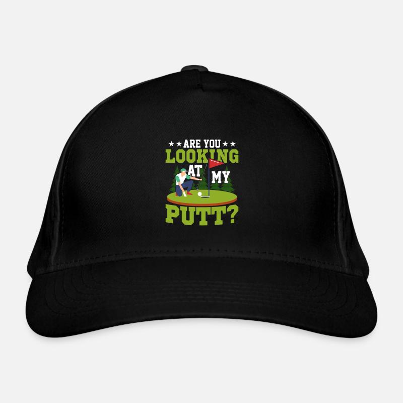 Regardez-vous mon putt? Golf Golfing Casquette classique bio