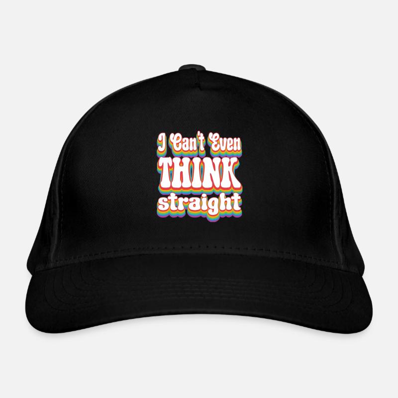 Ich denke nicht einmal an Rainbow LGBTQ+ Bio-Baseballkappe
